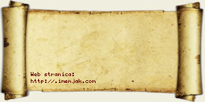 Andjelina Ćorović vizit kartica